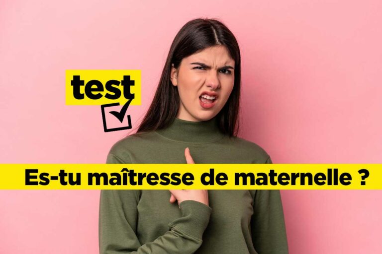 Test : Es-tu maîtresse de maternelle ?