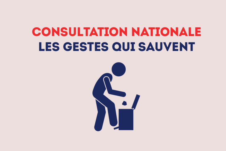 Consultation nationale : les gestes qui sauvent