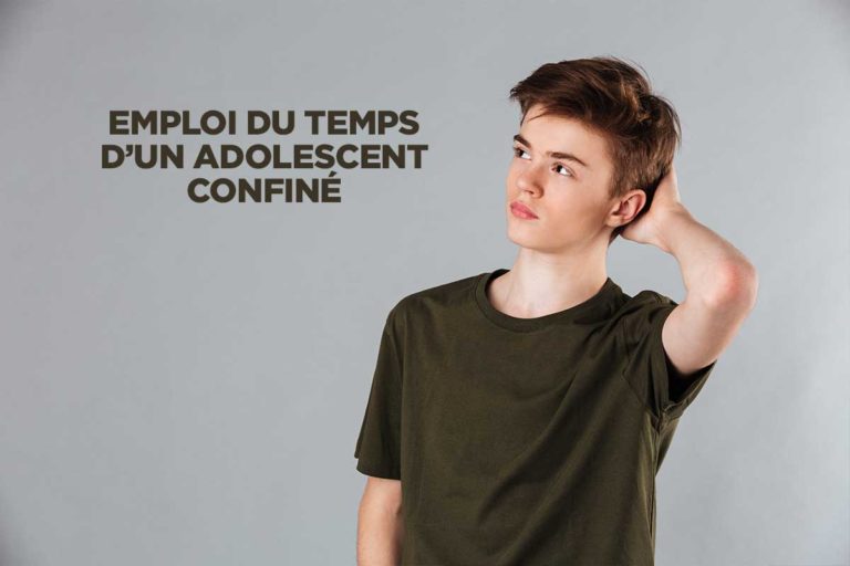 Initiation à l’utilisation d’un aspirateur : emploi du temps d’un adolescent confiné