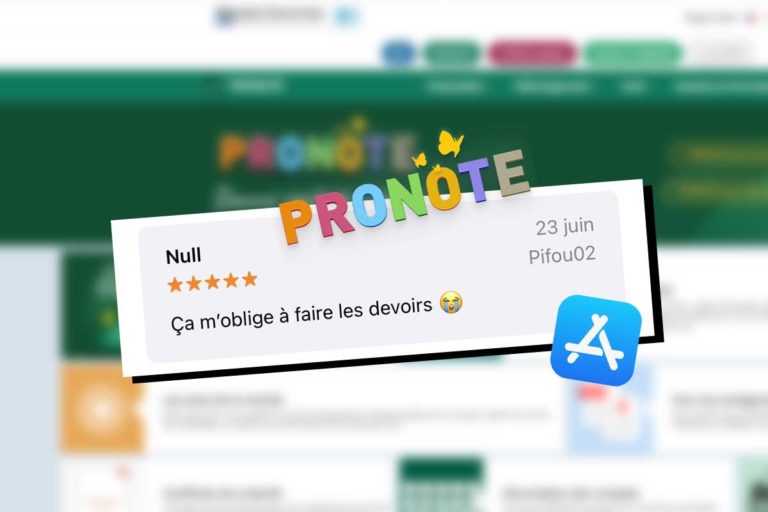 Ca m’oblige à faire les devoirs : les meilleurs avis de Pronote sur App store