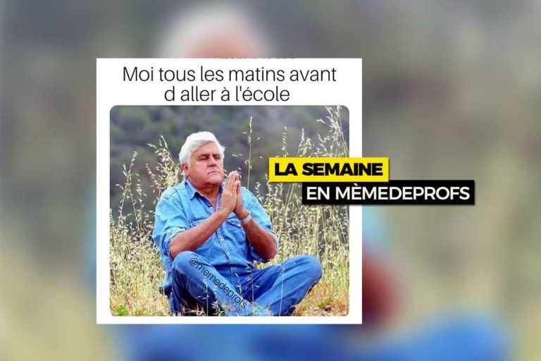 Moment zen avant l’école, les meilleurs memes de la semaine