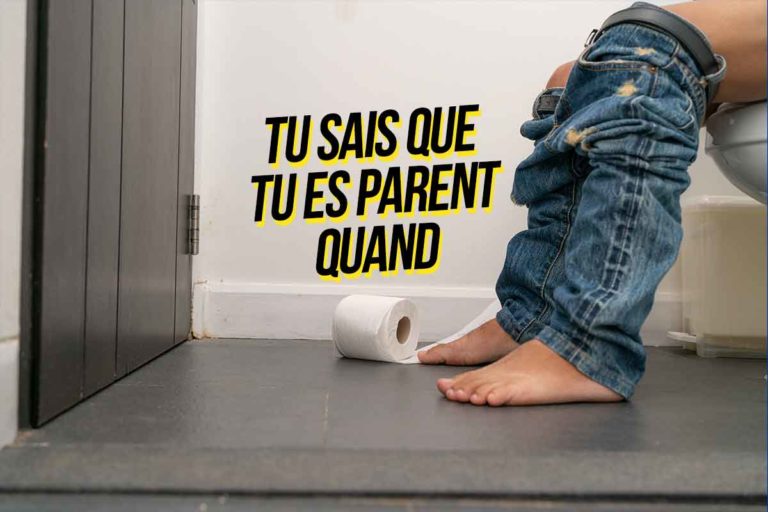 Toilettes, mission impossible. Tu sais que tu es parent quand…