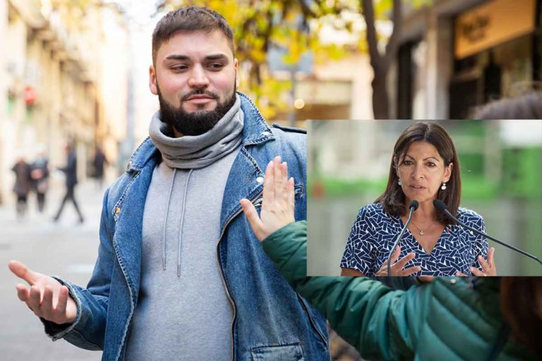 Anne Hidalgo surprise en train de séduire un enseignant devant une école