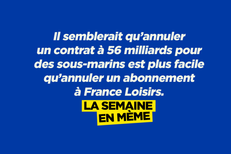 Annulation de contrat, les meilleurs memes de la semaine