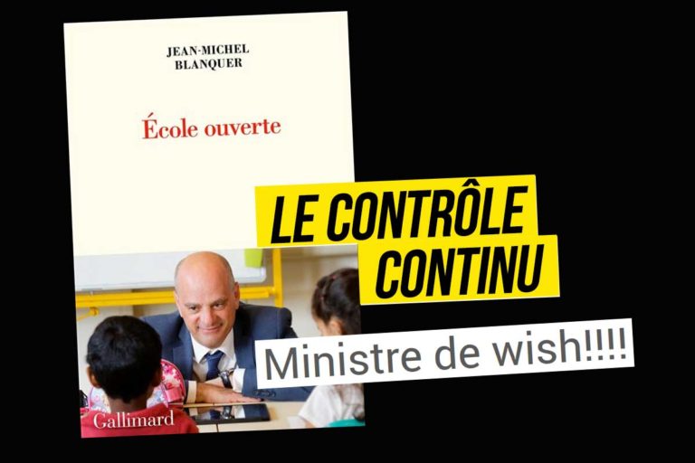 Contrôle continu : Ecole ouverte de Jean-Michel Blanquer