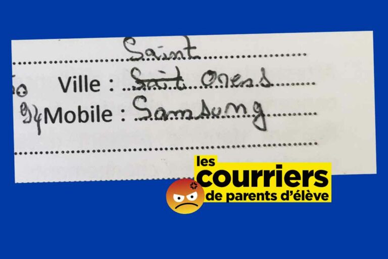 Mobile : Samsung, les pires courriers de parents d’élève à l’école