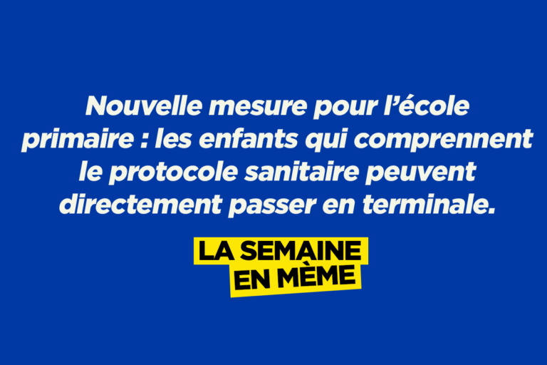 On passe directement en terminale, les meilleurs memes de la semaine