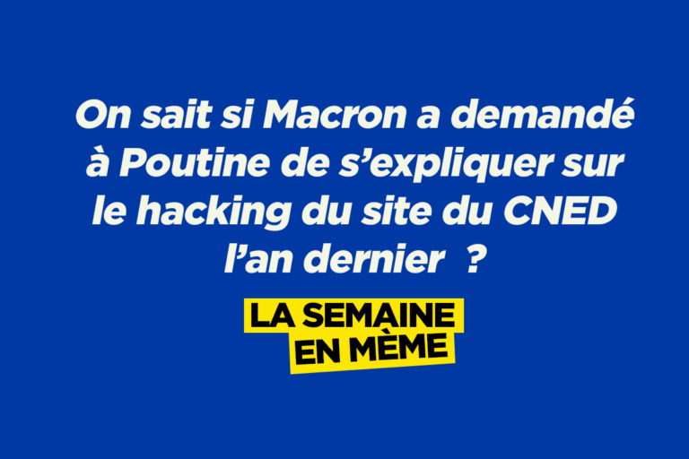 Les vraies questions, les meilleurs memes de la semaine