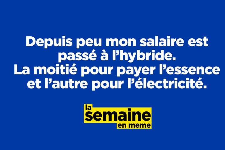 Un salaire hybride, les meilleurs memes de la semaine