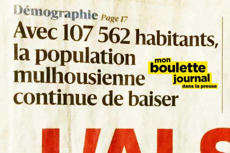 La population mulhousienne continue de… 10 boulettes dans la presse