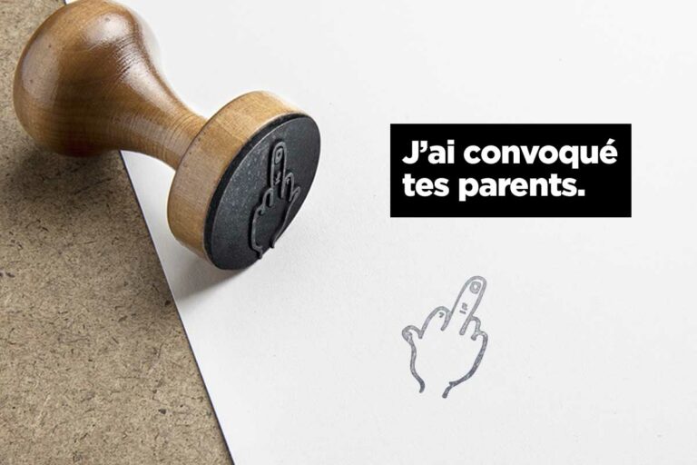 « J’ai convoqué tes parents », 10 tampons malveillants pour les profs