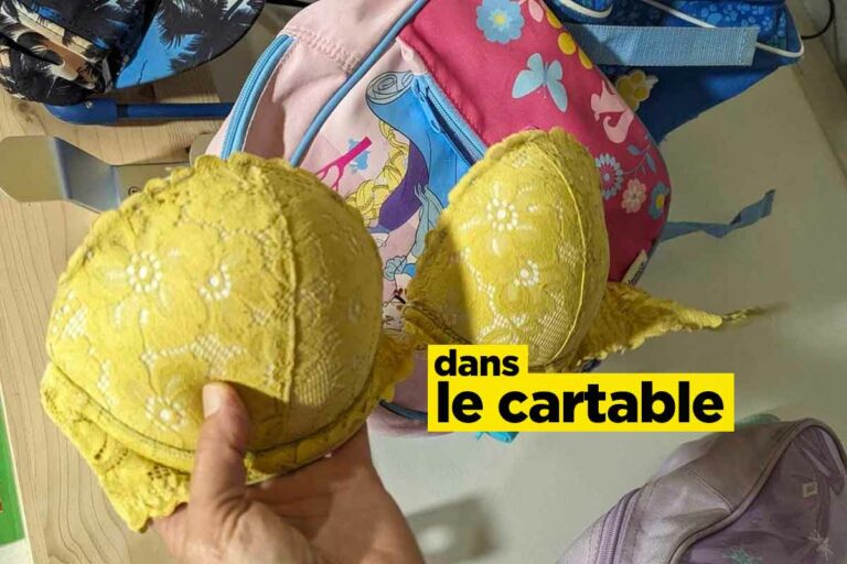 Un soutien-gorge, 10 trucs improbables trouvés dans le cartable