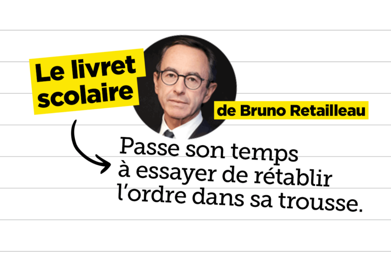 De l’ordre, de l’ordre, de l’ordre ! Le livret scolaire de Bruno Retailleau