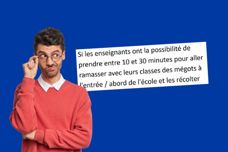 La preuve (s’il en fallait encore une) que les profs et les enfants, tout le monde s’en fout
