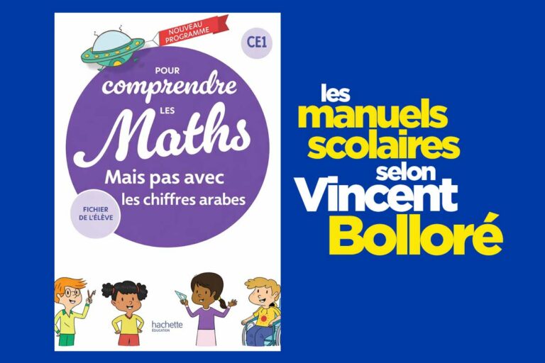 Les manuels scolaires selon Vincent Bolloré