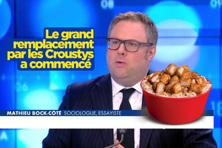 Le grand remplacement par les Croustys, le mix de l&rsquo;actualité